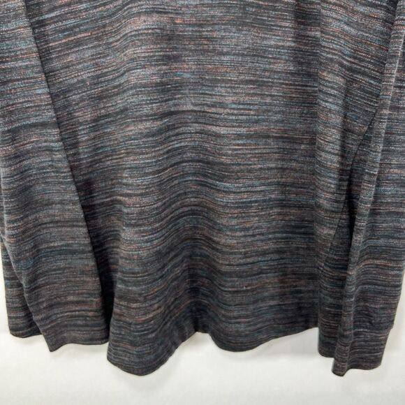 Nike Crewneck Sweater Womens Size Large Black Colorful Heathered Sweatshirt - Picture 12 of 12